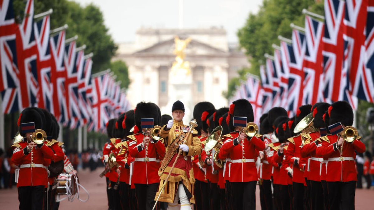 El desfile militar conocido como el ‘Trooping the Colour’.