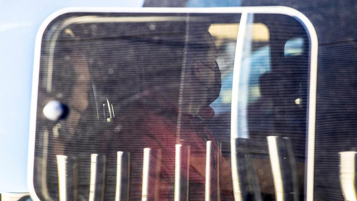 Imagen de unos de los ganaderos detenidos por los altercados.