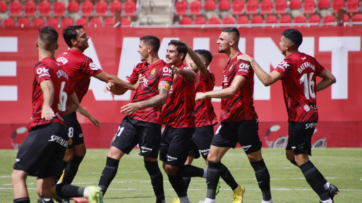 El Girona s'emporta de penal un punt de Mallorca