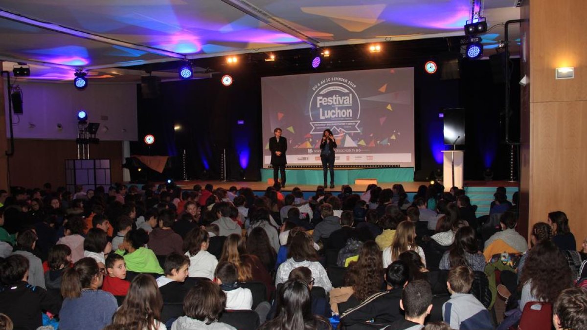 Sesión del festival de TV de la localidad francesa de Luchon.
