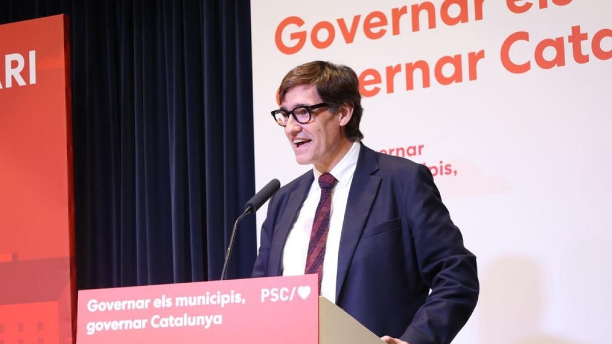 El líder del partit socialista a Catalunya, Salvador Illa.