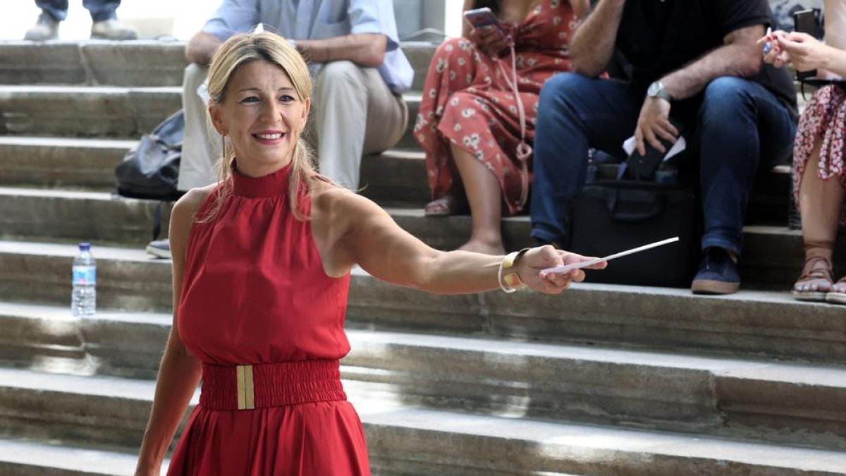 La vicepresidenta segunda y ministra de Trabajo, Yolanda Díaz.