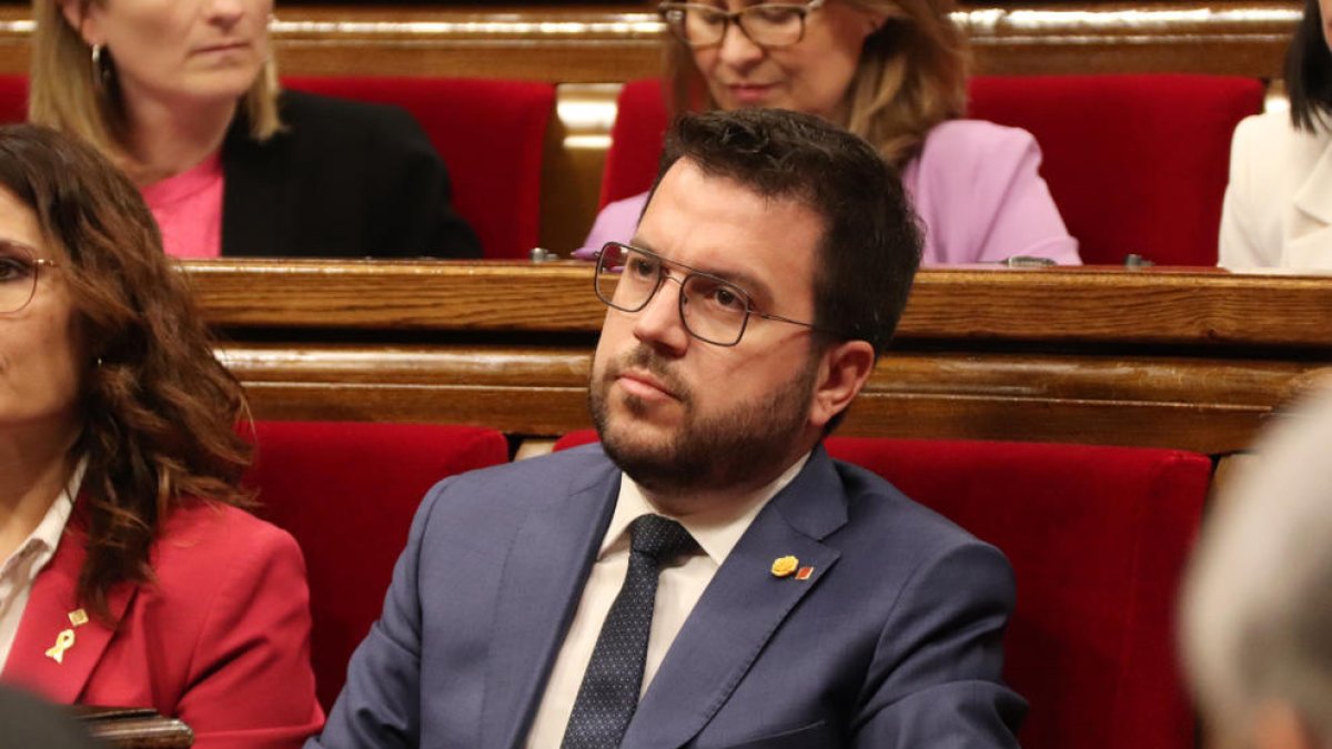 El president de la Generalitat, Pere Aragonès.