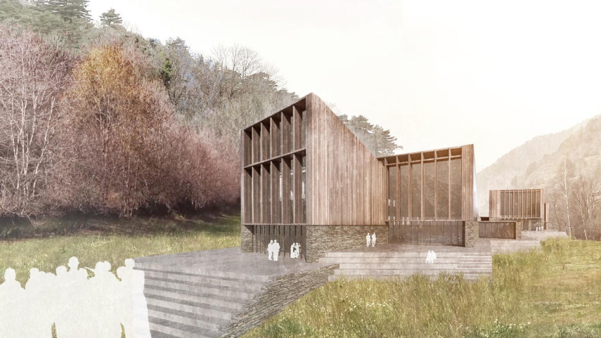 Recreació virtual de l’aspecte extern que tindrà l’edifici.