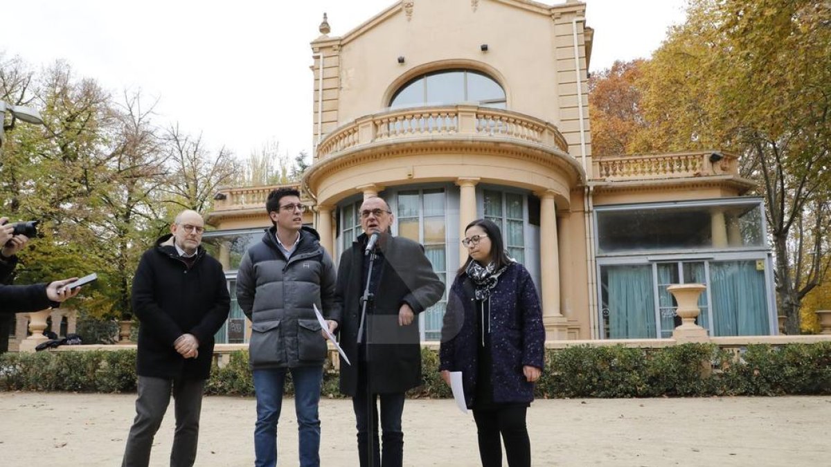 L'edifici del xalet dels Camps Elisis, en funcionament el 2024 tot i que encara no té definits els usos