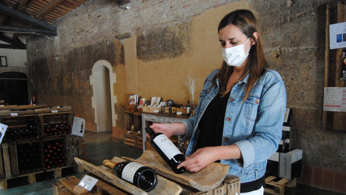 Reapertura de la tienda de la bodega del Castell del Remei