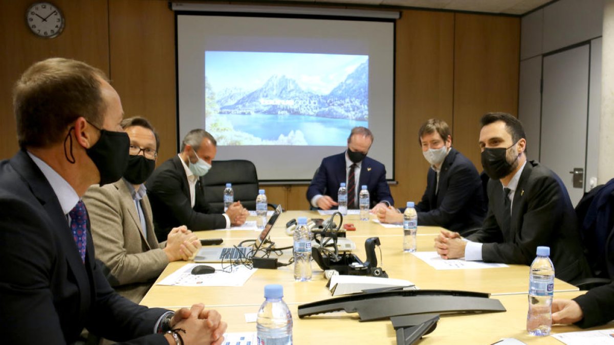 Torrent, ayer con la dirección de Tag Automotive de Terrassa,