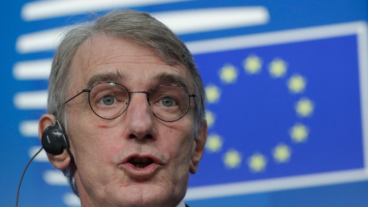 El presidente del Parlamento Europeo, David Sassoli.