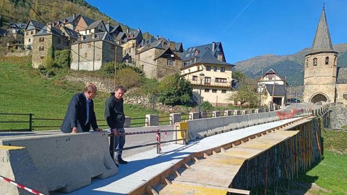 Las obras se han ejecutado en la carretera de Gausac.
