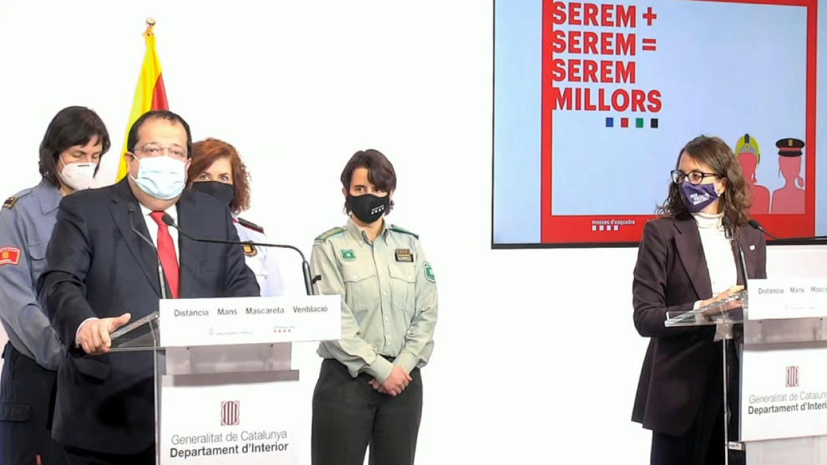 Presentació ahir del pla de polítiques d’igualtat.