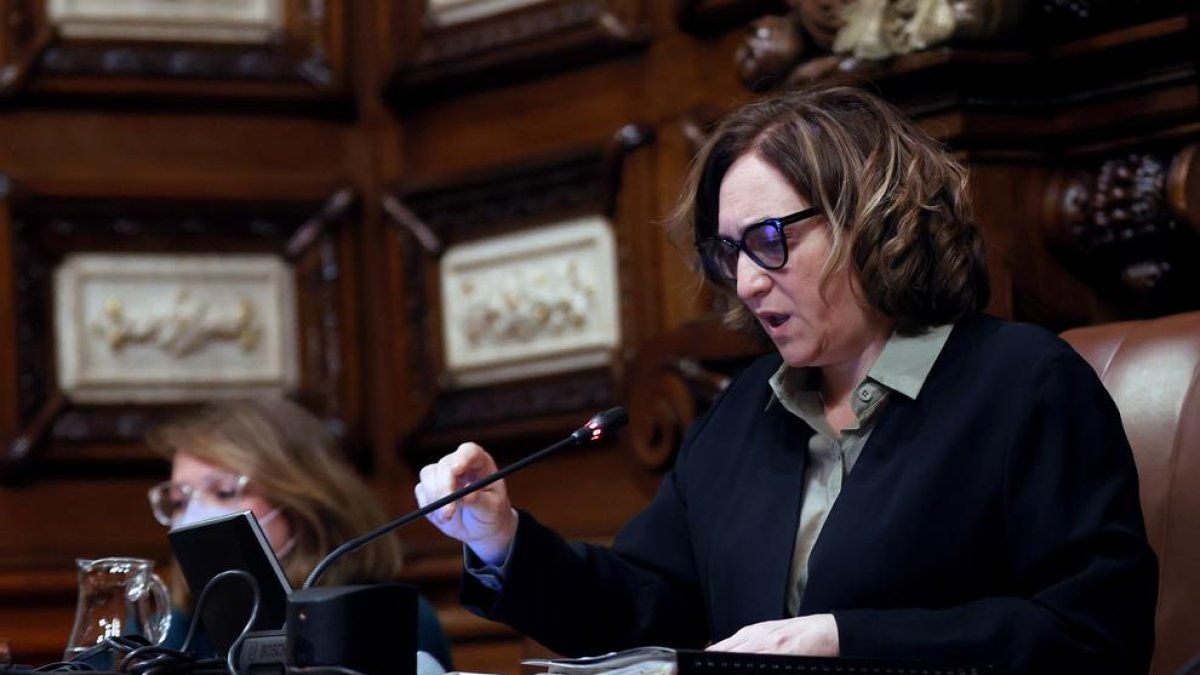 La alcaldesa de Barcelona, Ada Colau, en una imagen de archivo