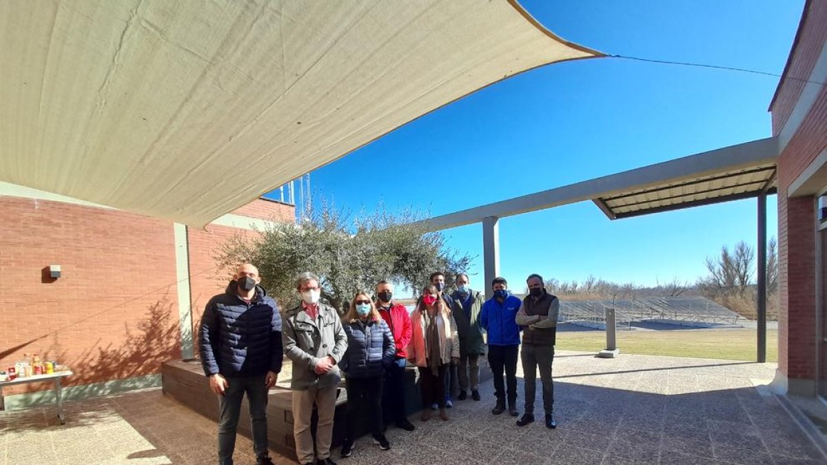 Visita de especialistas británicos a las innovaciones en la depuradora de Lleida