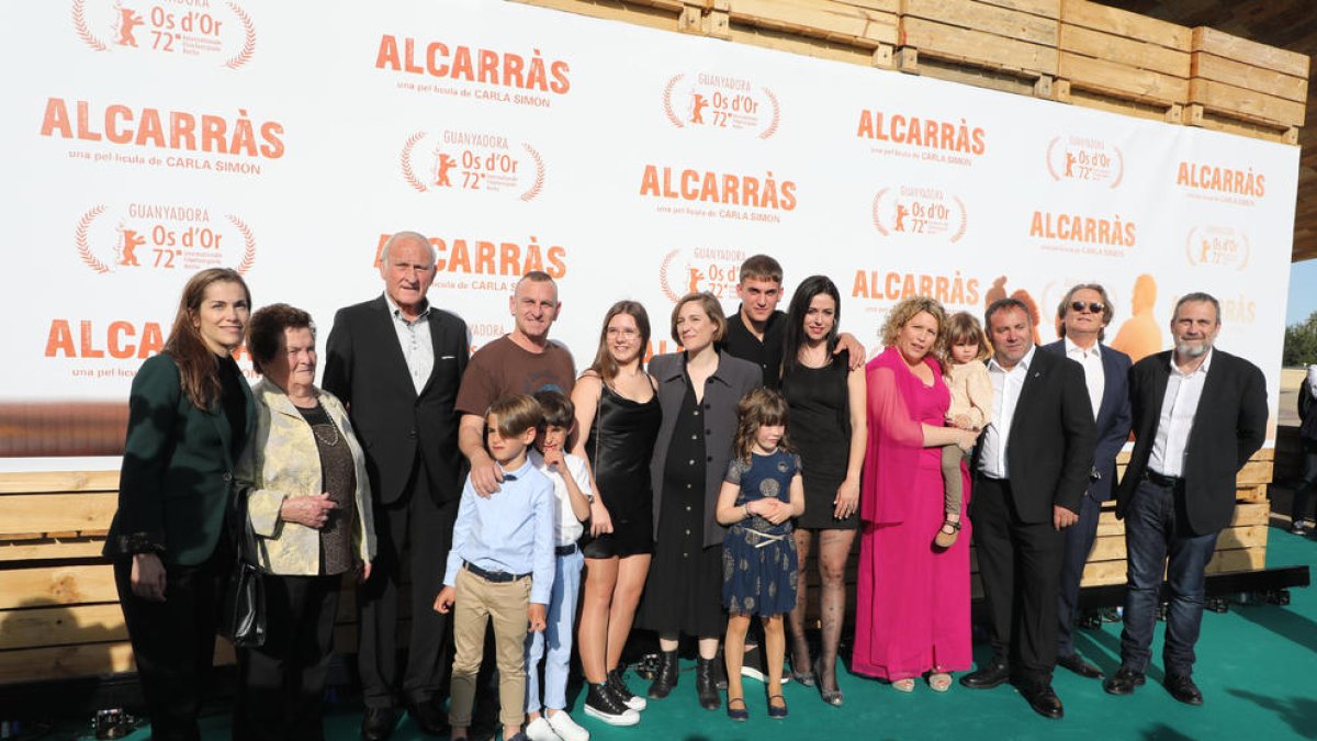 Preestreno el 26 de abril en la Llotja de Lleida de la película ‘Alcarràs’, con la directora y los actores.