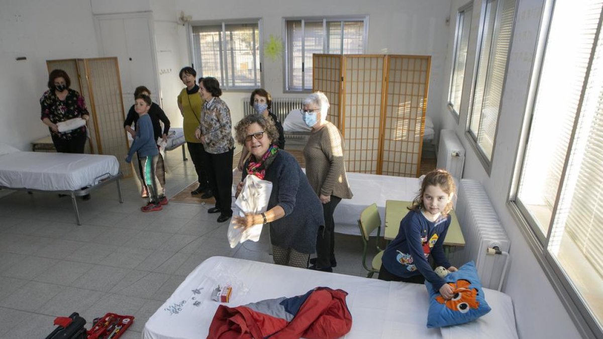 Seixanta refugiats ucraïnesos han arribat avui a Guissona, que ja en té quasi 200