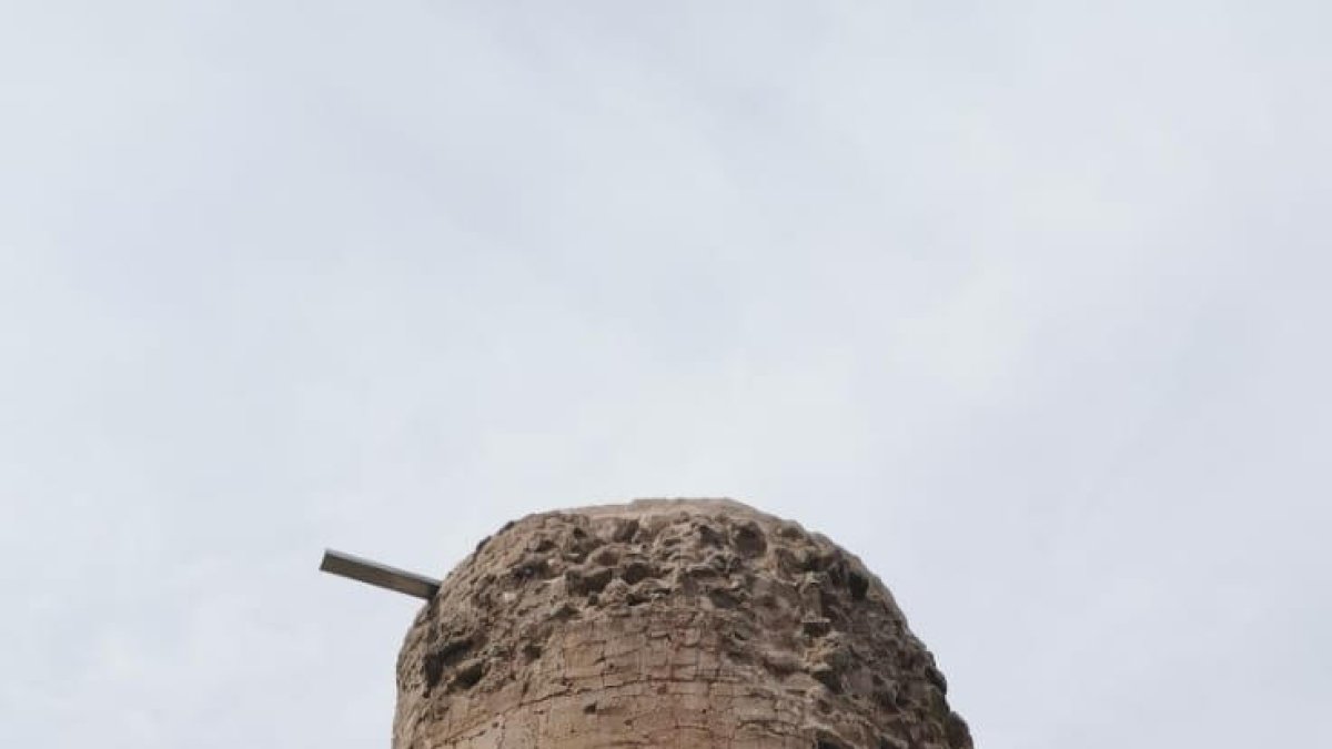 La torre de la que ya se consolidó el exterior el pasado año.