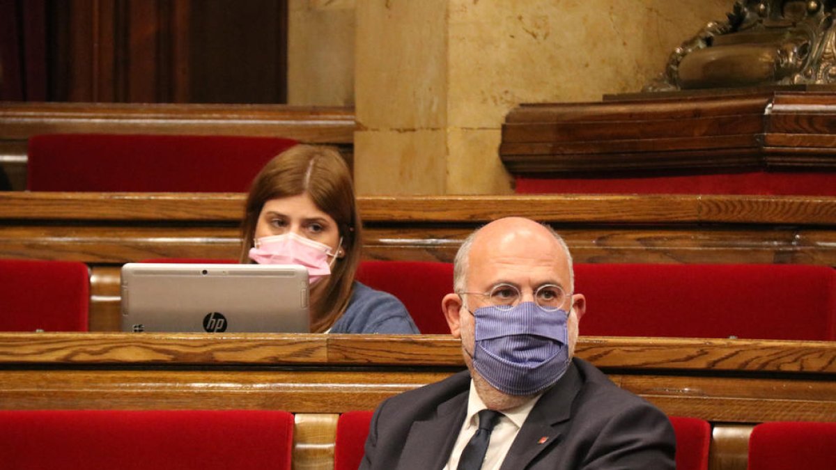 L’exdiputat de JxCat Eduard Pujol, que va renunciar a tots els seus càrrecs arran de l’escàndol.