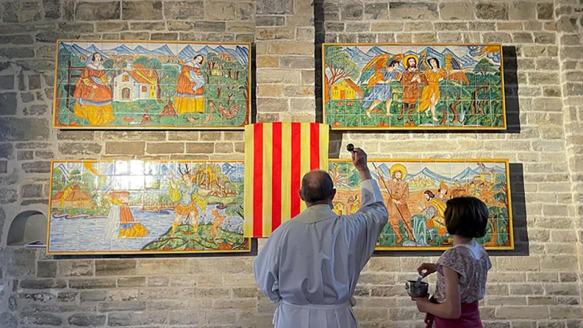 El temple de Sant Antolí va inaugurar ahir les reproduccions.