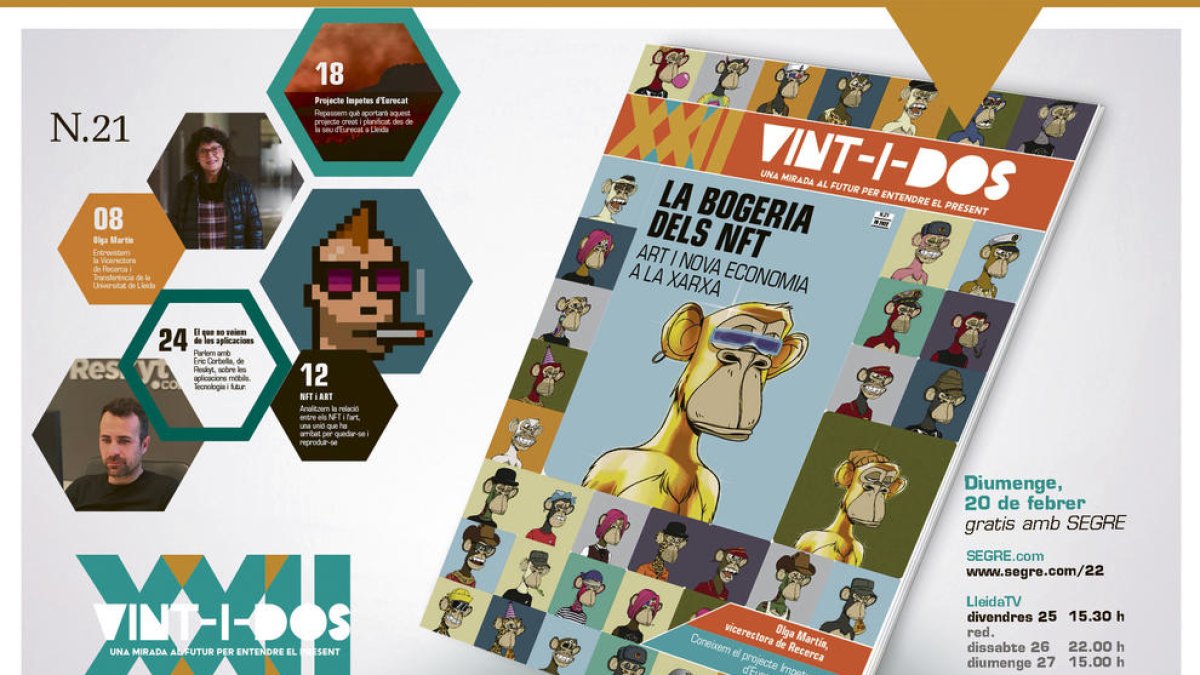 La bogeria dels NFT, aquest diumenge a la revista 'Vint-i-dos'