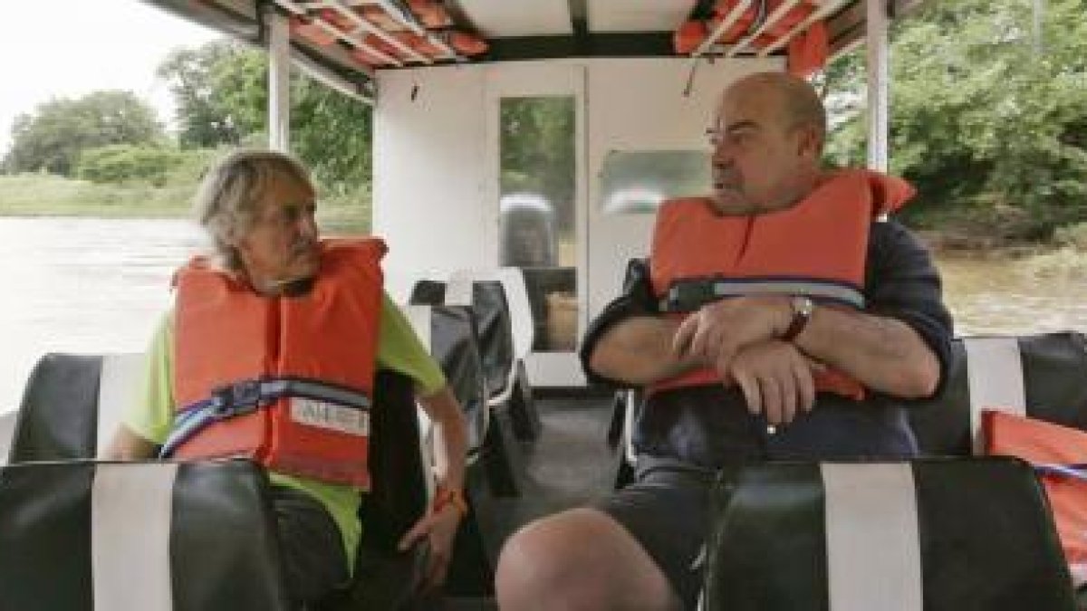 Antonio Resines con Calleja.