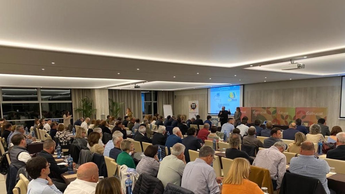 Imatge de la reunió d’Afrucat feta ahir.