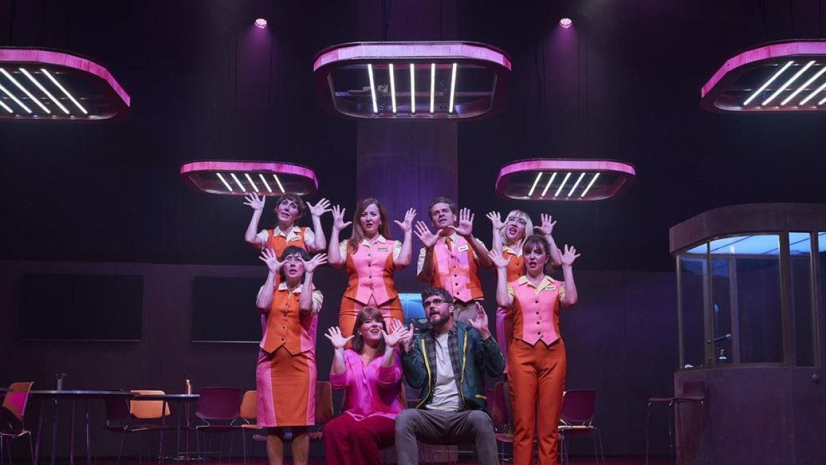 Uno de los momentos del espectáculo musical.
