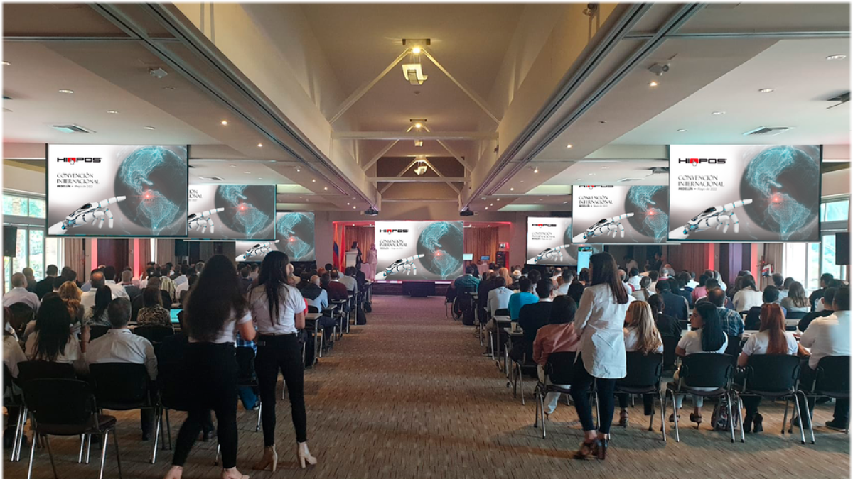 Un moment de la convenció a Colòmbia.