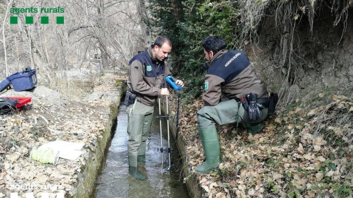 Un dels mesuraments que s’ha dut a terme aquests dies.