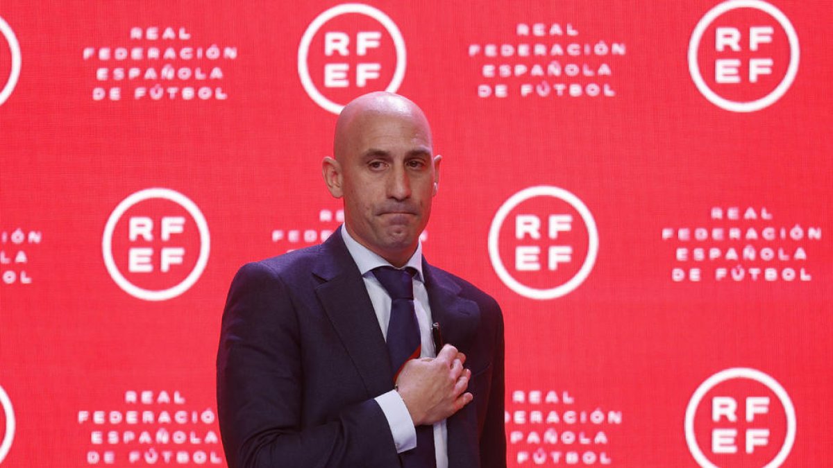 Luis Rubiales, presidente de la Federación Española de Fútbol.