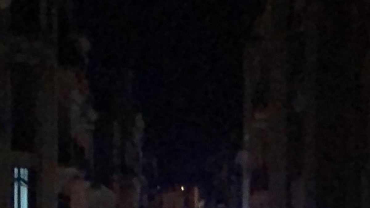 Caída de cristales por el viento