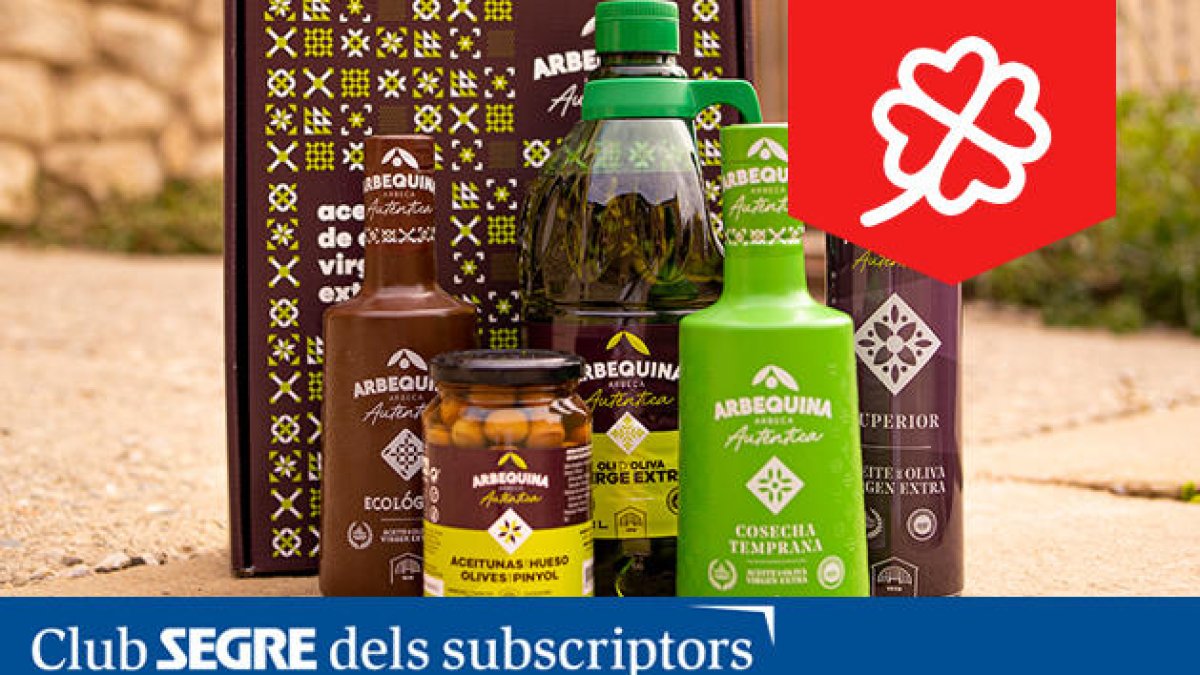 Lote aceite de oliva Arbequina