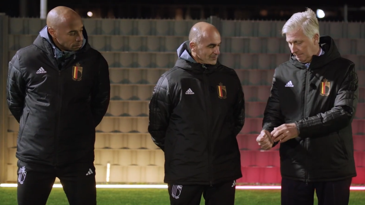 El rey Felipe con Robert Martínez.