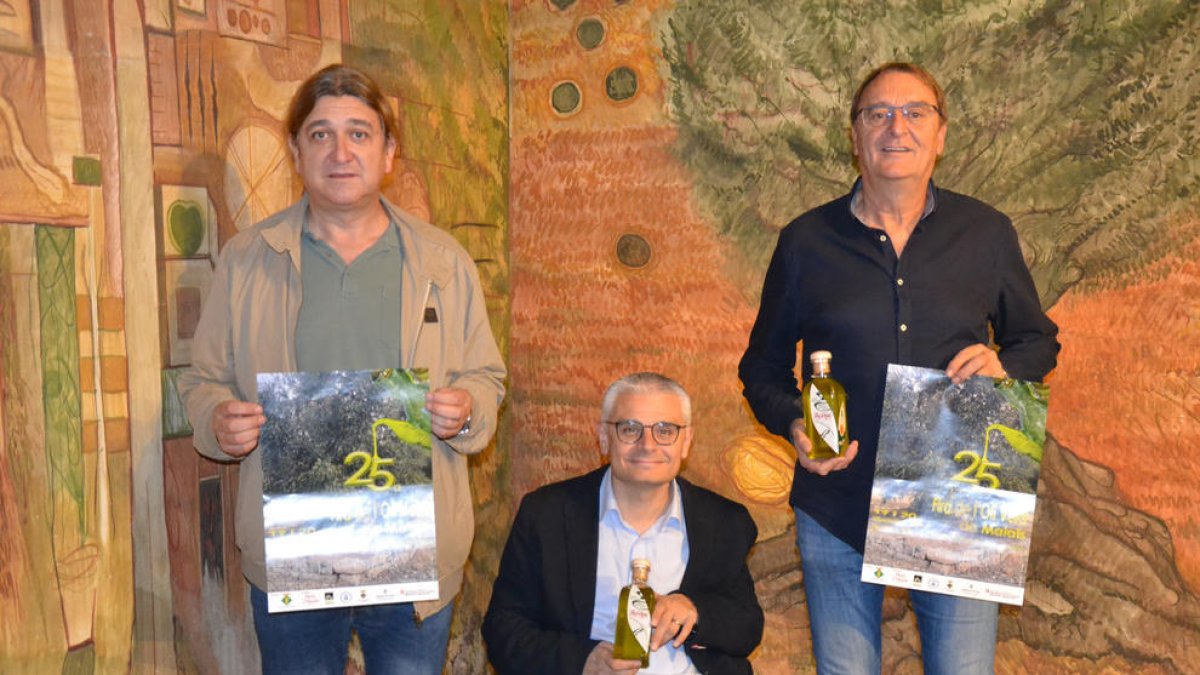 La presentació de la Fira de l’Oli de Maials.