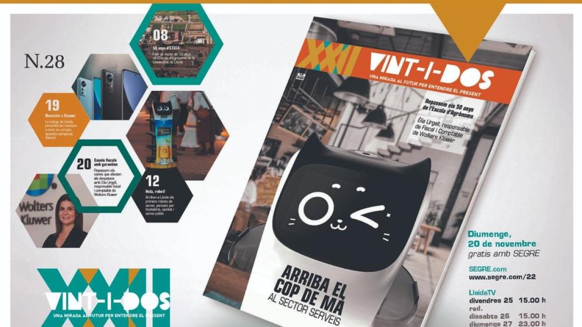 Robots que serveixen en bars i restaurants, a 'Vint-i-dos'