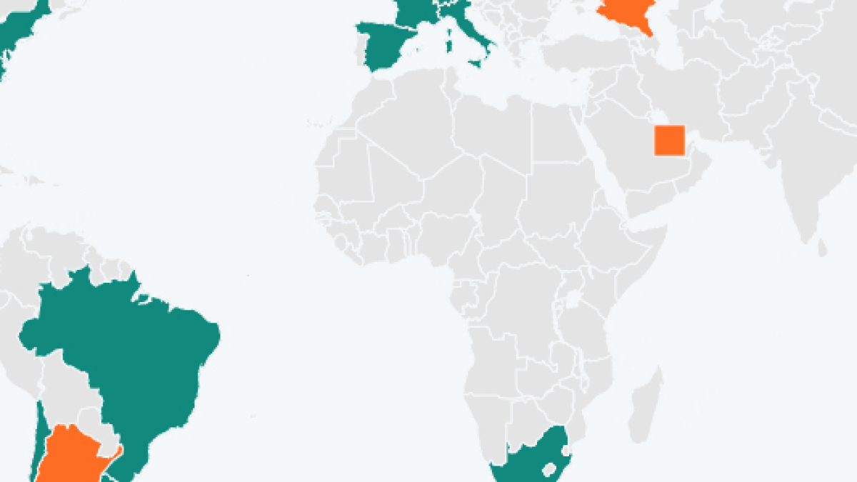 Anfitriones de la Copa del Mundo de fútbol: democracias y autocracias