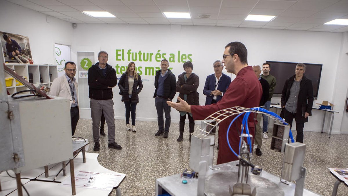 La Fira de la Robòtica de Guissona abrió ayer sus puertas.