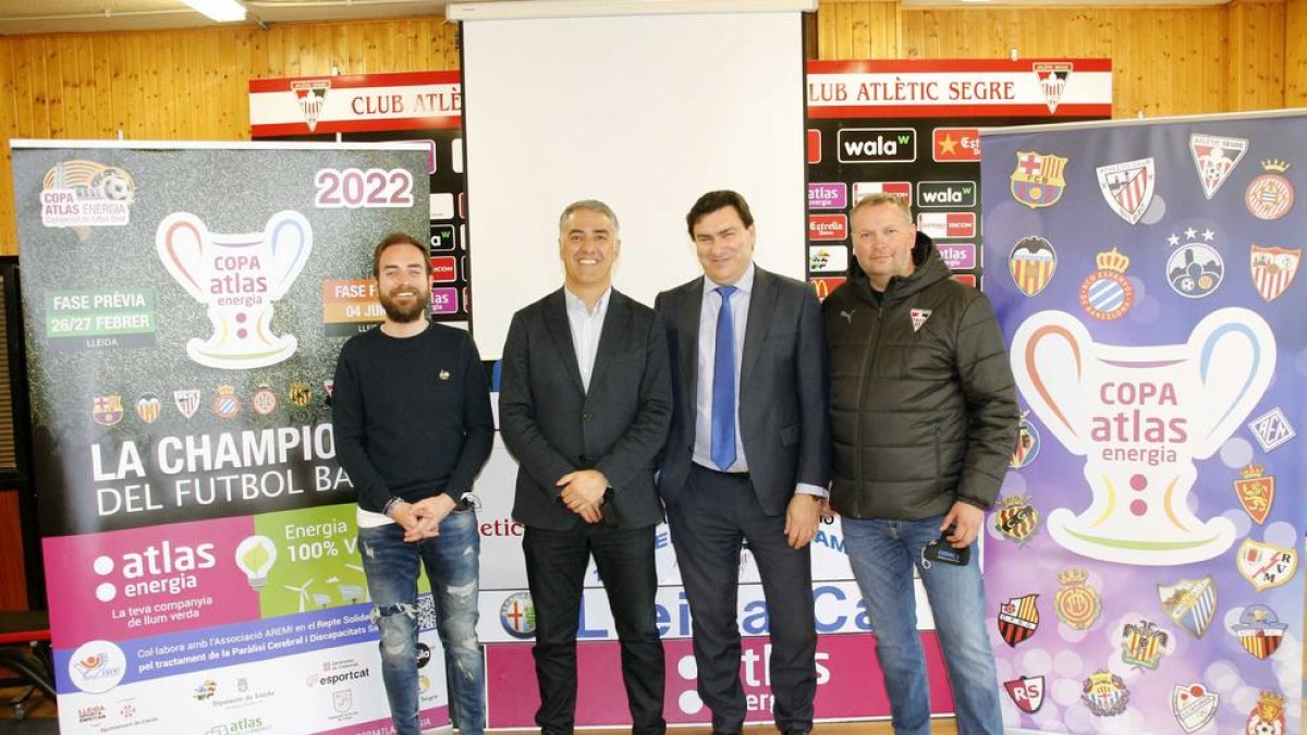 Ignasi Amor, Néstor Gutiérrez, Santi Atienza y David Romaní.