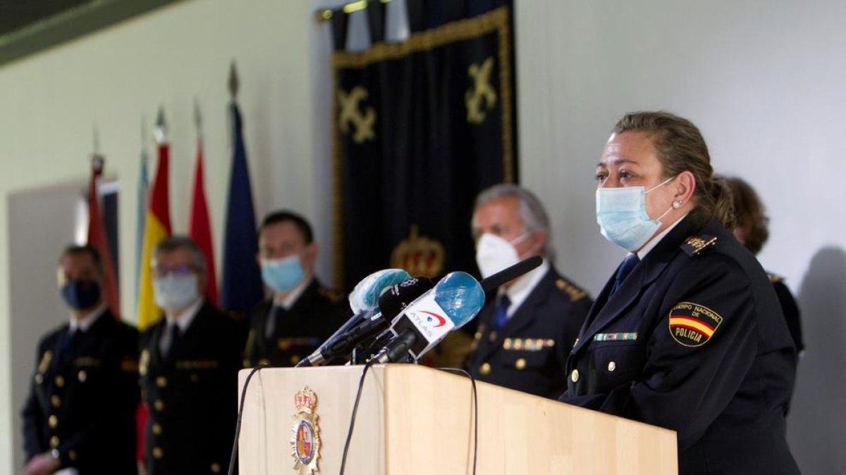 La cessada comissària en cap de Pontevedra, Estíbaliz Palma, en una fotografia d’arxiu.