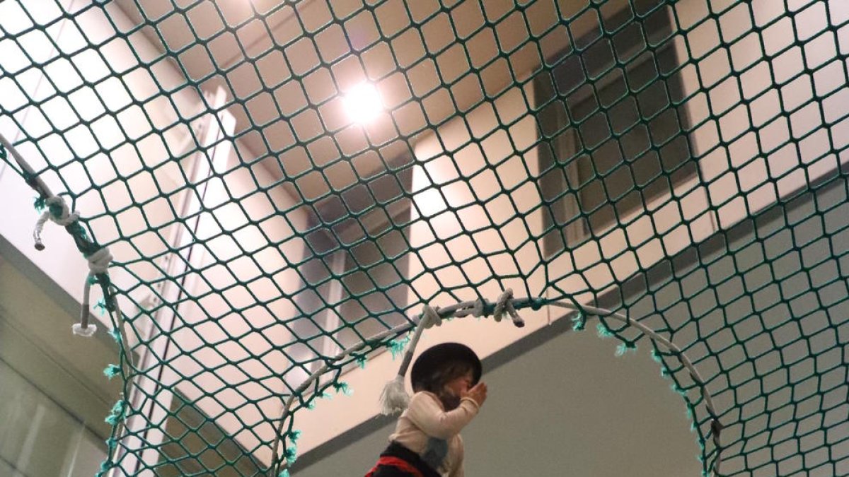 Imatge dels assajos d’ahir dels Castellers de Lleida.