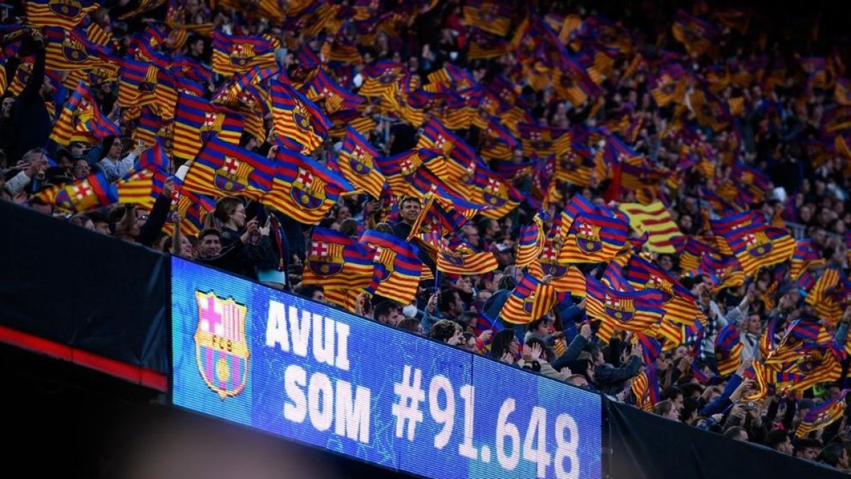 El estadio azulgrana fue testigo, por segunda vez en menos de un mes, de un día histórico para el fútbol femenino.