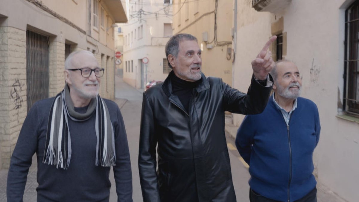 Els tres integrants del grup, Josep Maria, Toni i Miquel Àngel.