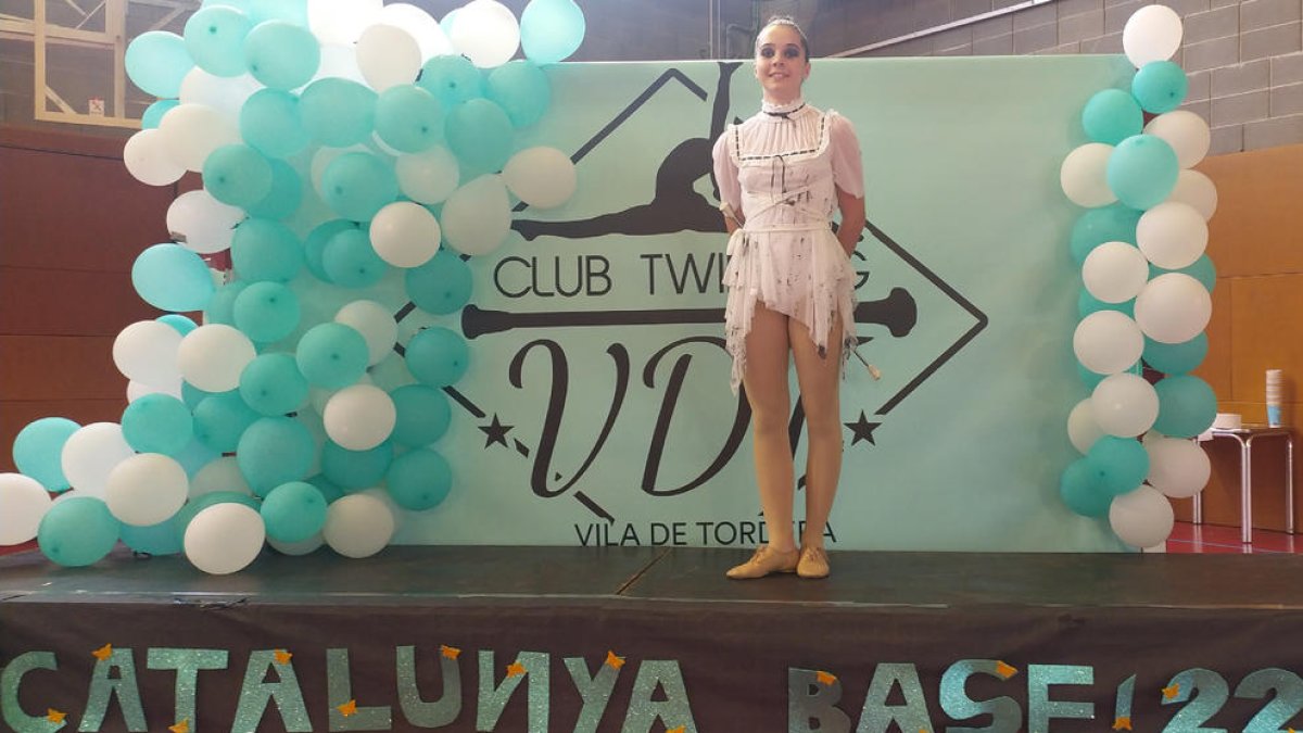 Luana Barroso, campiona del Català Juvenil de Twirling