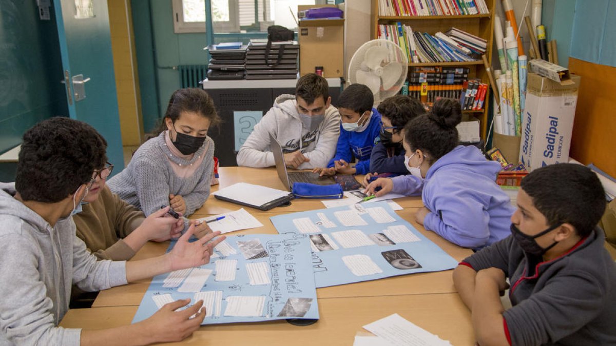 Els alumnes de Primària de l’escola Camps Elisis treballen per projectes.