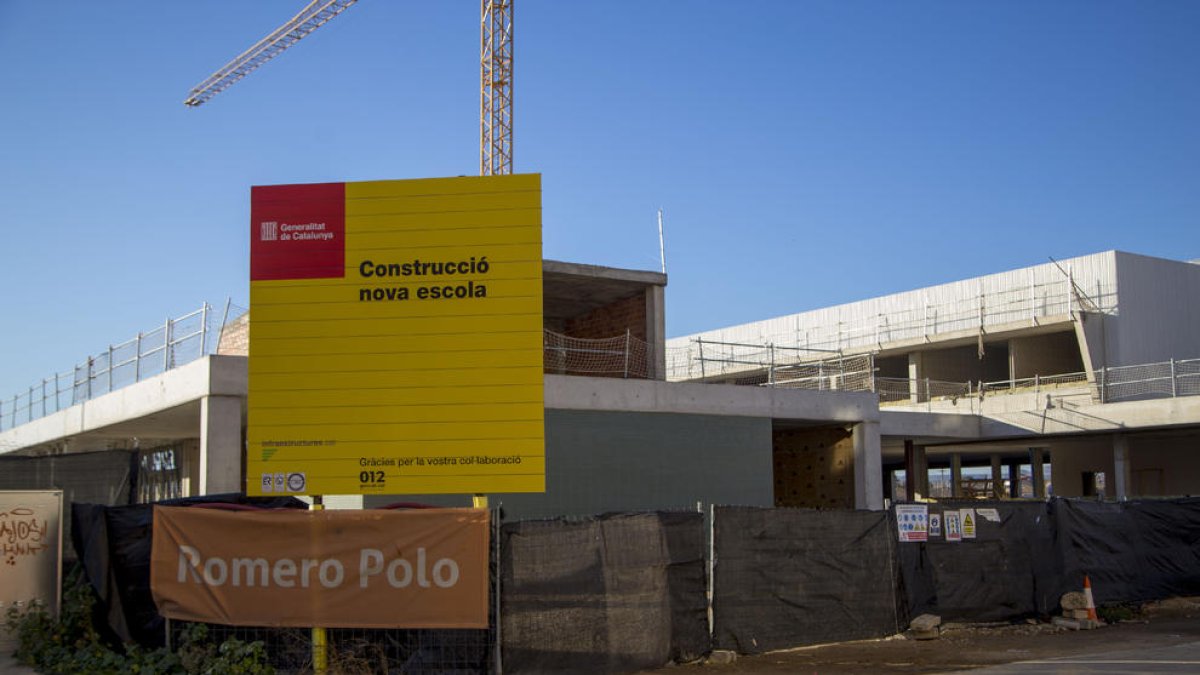 La construcción del nuevo colegio debe finalizar este año.