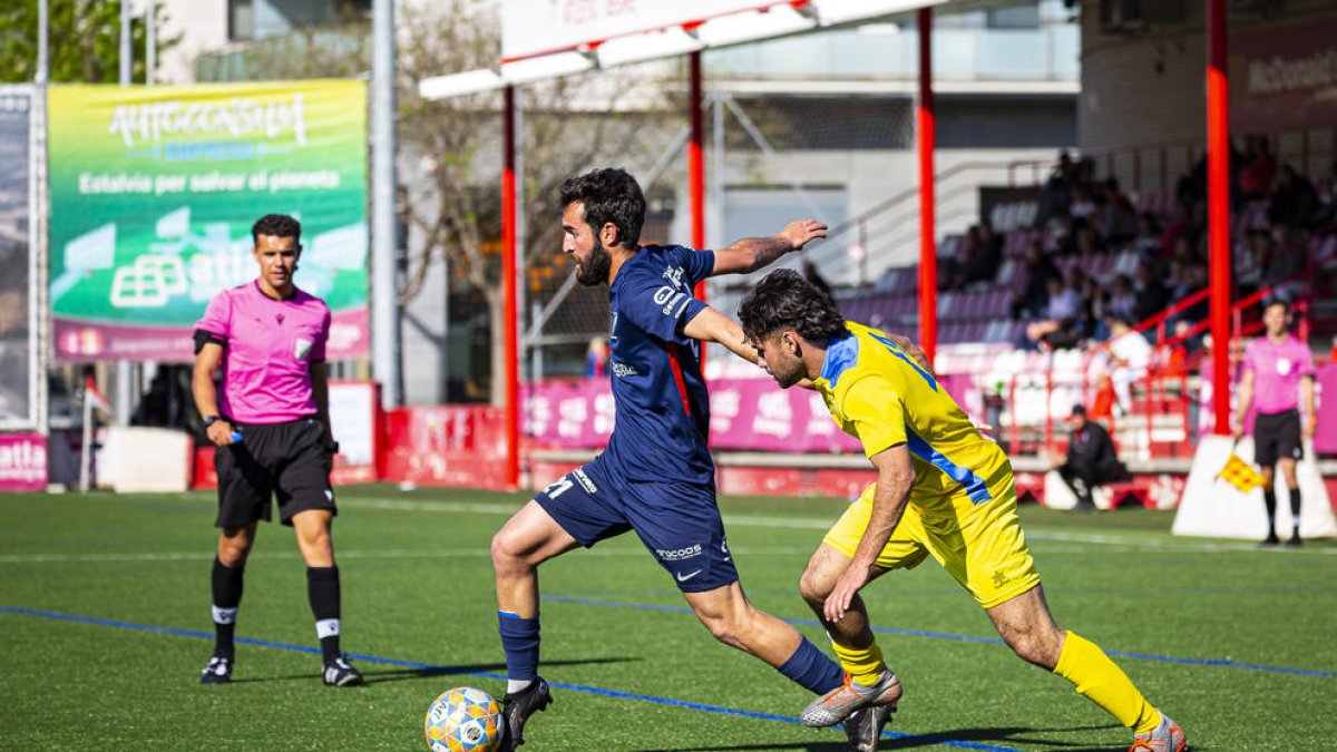 El Atlètic Lleida no pudo evitar la derrota pese a jugar un buen partido.