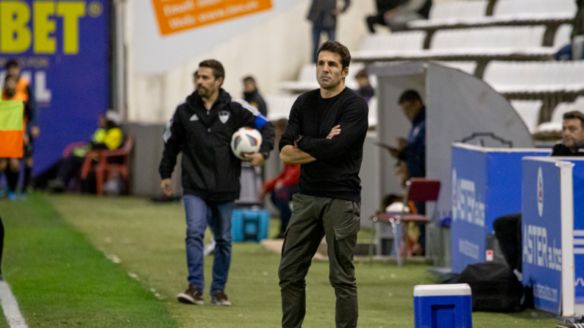 Pere Martí, en el partit contra l'Alzira
