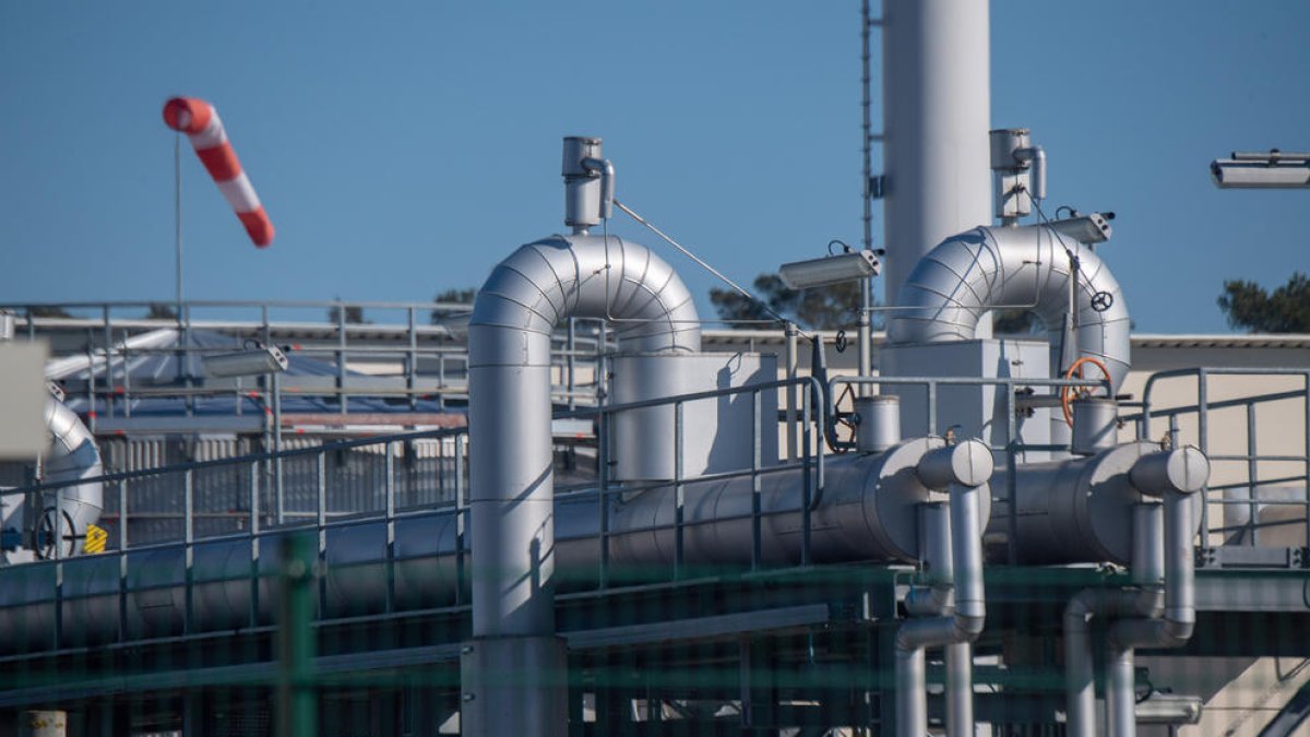 Instal·lacions del gasoducte Nord Stream 1 a Alemanya.