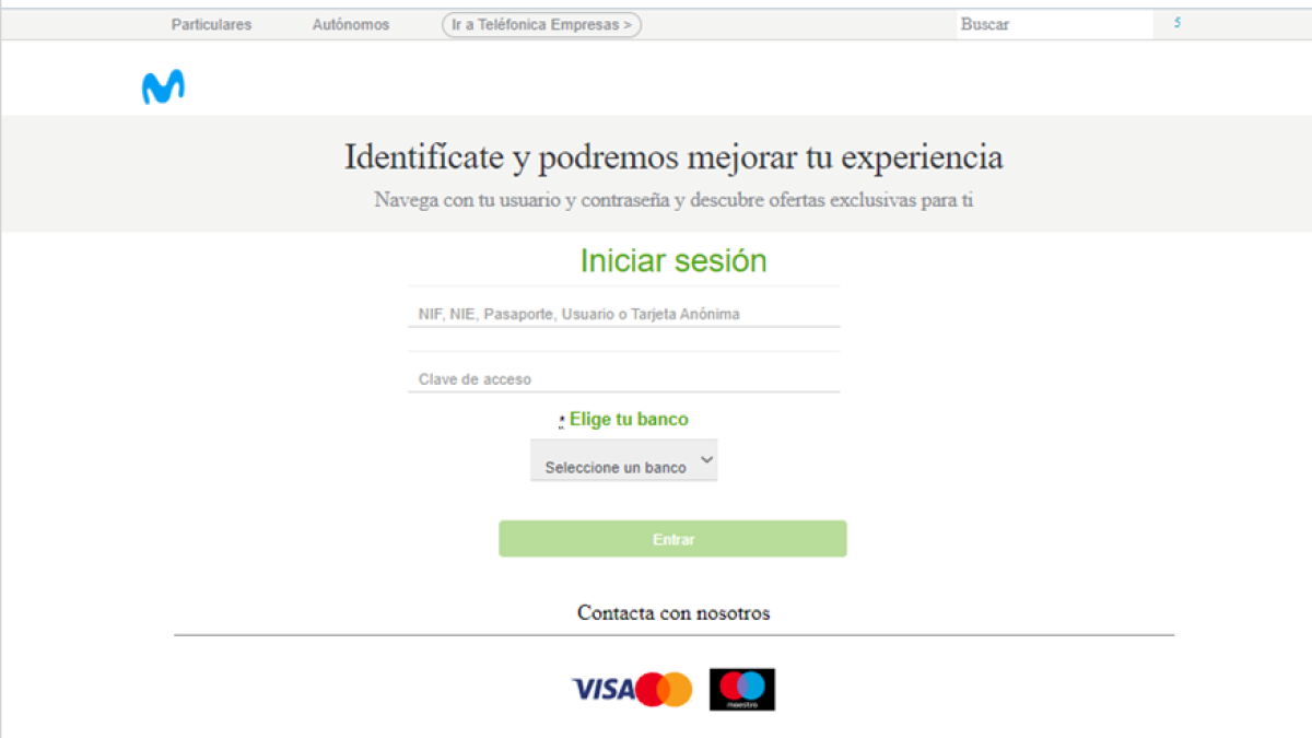 Detectats SMS que suplanten Movistar per enganyar les víctimes amb un fals reemborsament