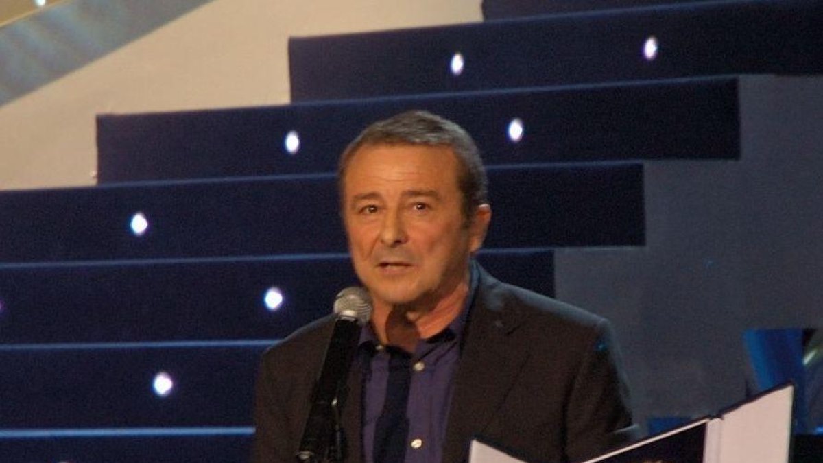 Juan Diego en una entrega de premis.