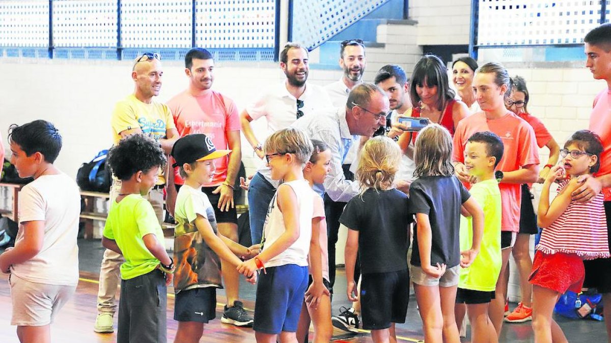 L’alcalde i el regidor d’Esports visiten el campus de Pardinyes.