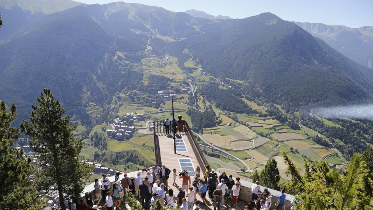 Imatge d’arxiu del mirador del Roc del Quer.